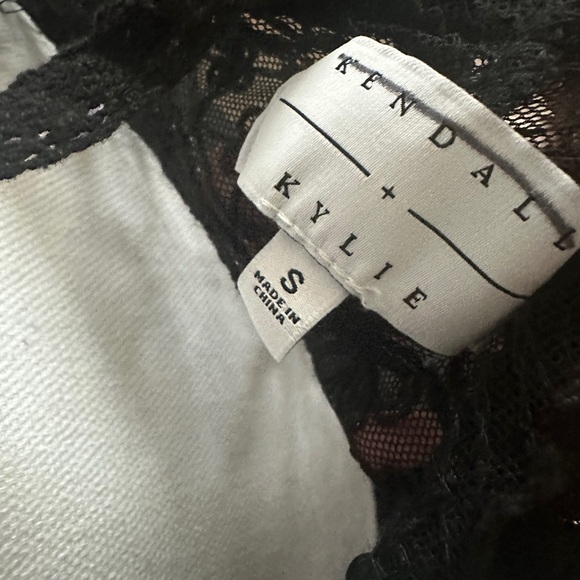 Kendall & Kylie Black Lace Maxi Dress, Swim Cover-Up - Picture 7 of 7